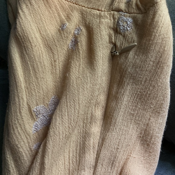 Free People Jasmine Surplice Dress in Almond - Picture 9 of 9